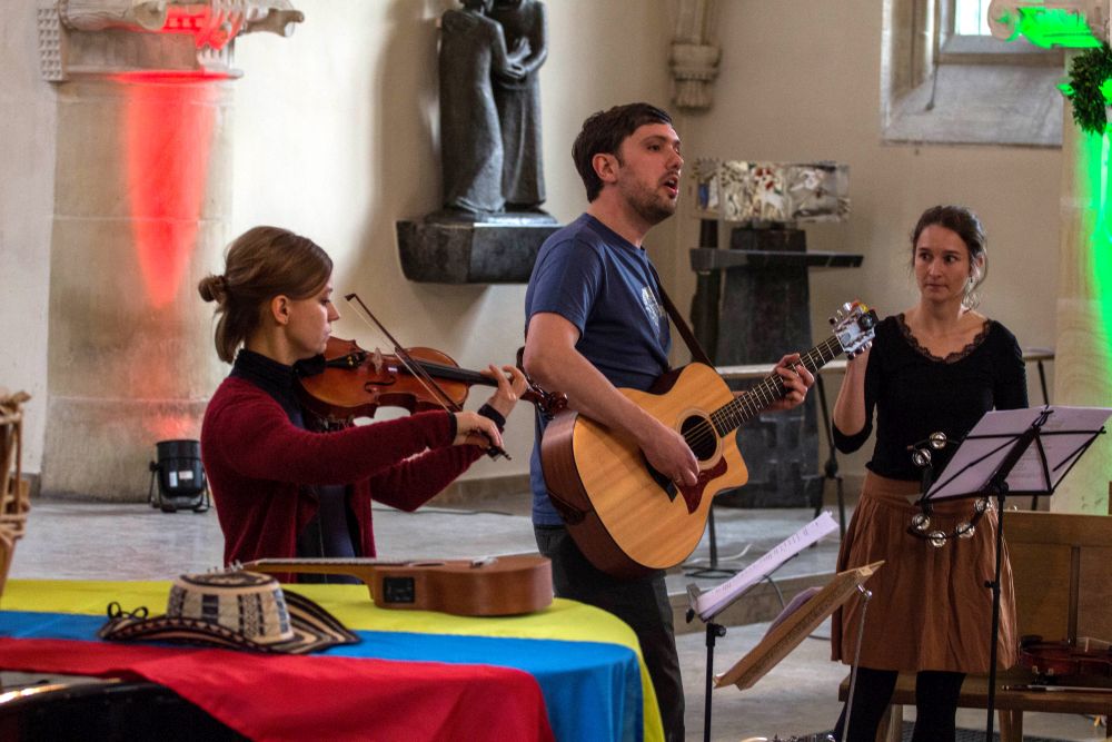 Musik für Kolumbien auf dem Benefizkonzert in Münster